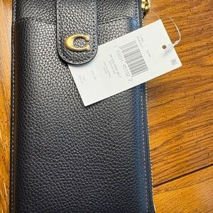 Coach NWT Leather Phone Wallet